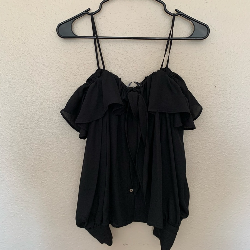 ZARA Off-the-shoulder Blouse
